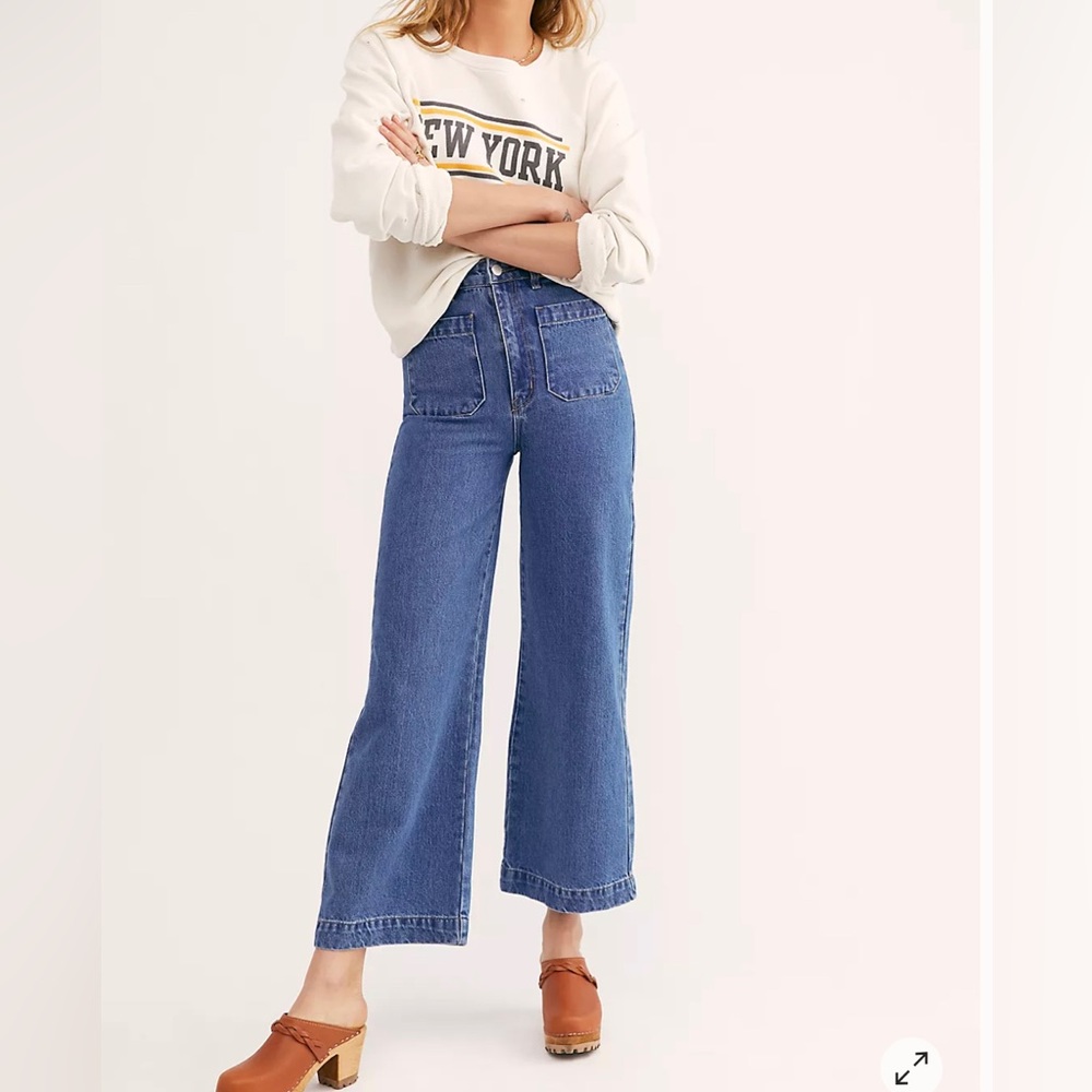 Rollas Sailor Pant Wide leg denim